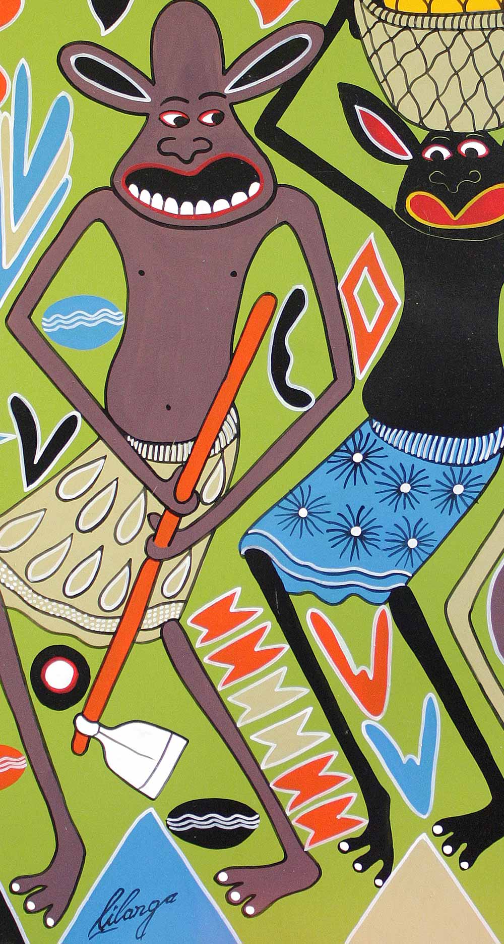 Georges Lilanga Tanzania painting A1
