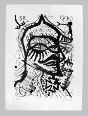 Jonathan Meese Druckgraphik Lithographie