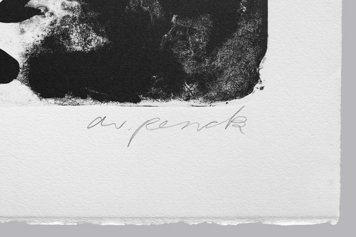Lithografie Handsigniert A.R.Penck PE02A3